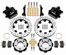 Wilwood 06-15 Civic Black Caliper Drilled Rotor Rear Big Brake Kit